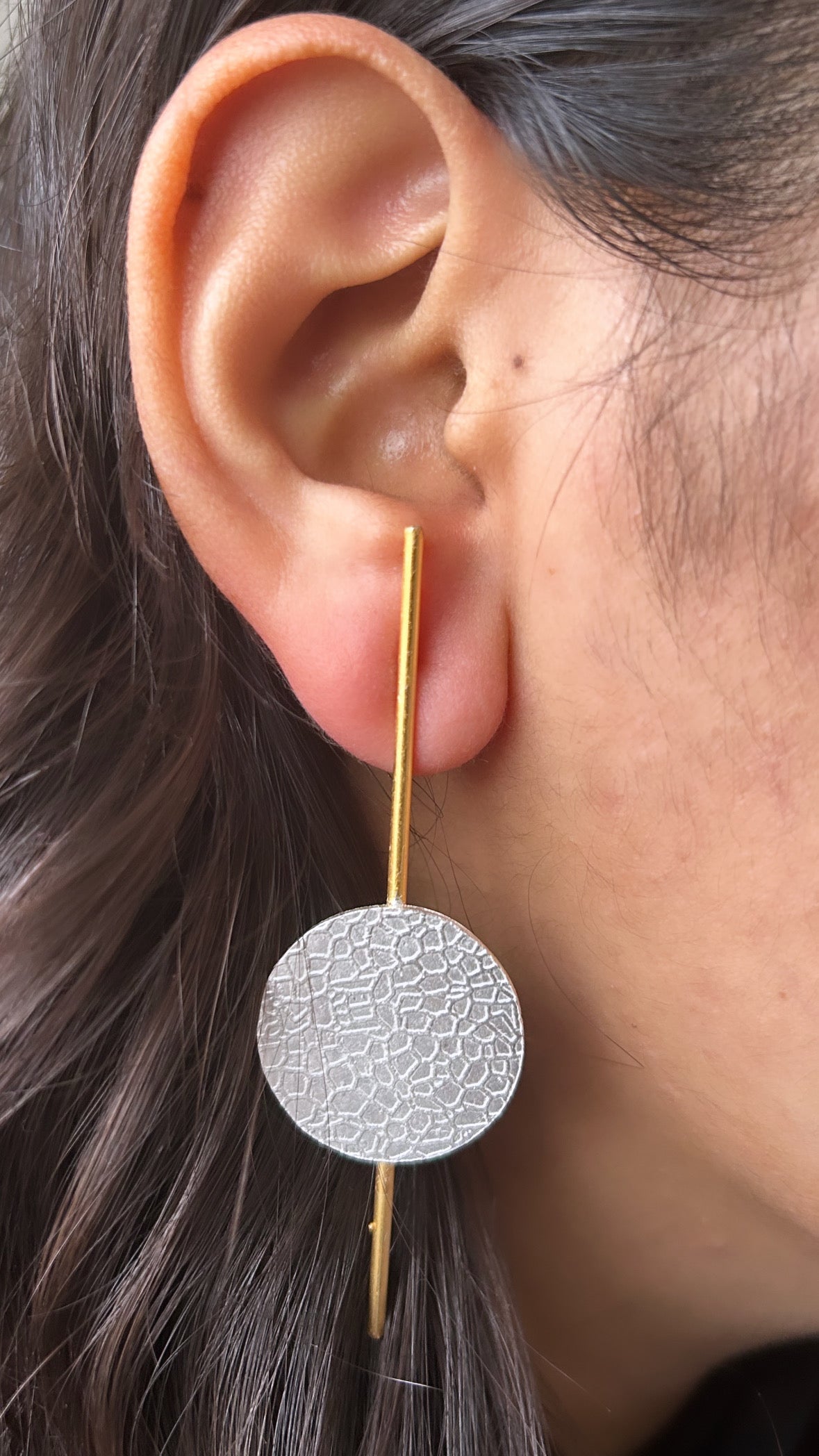 COIN HOOK EARRING