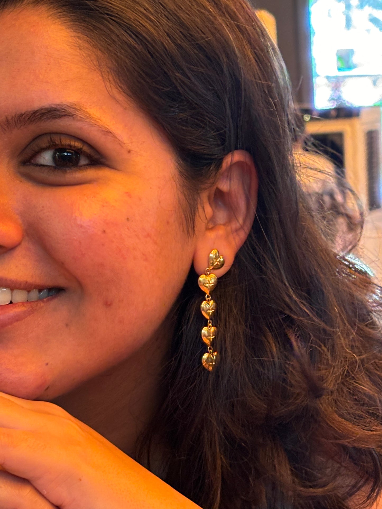 DANGLING HEARTS EARRING