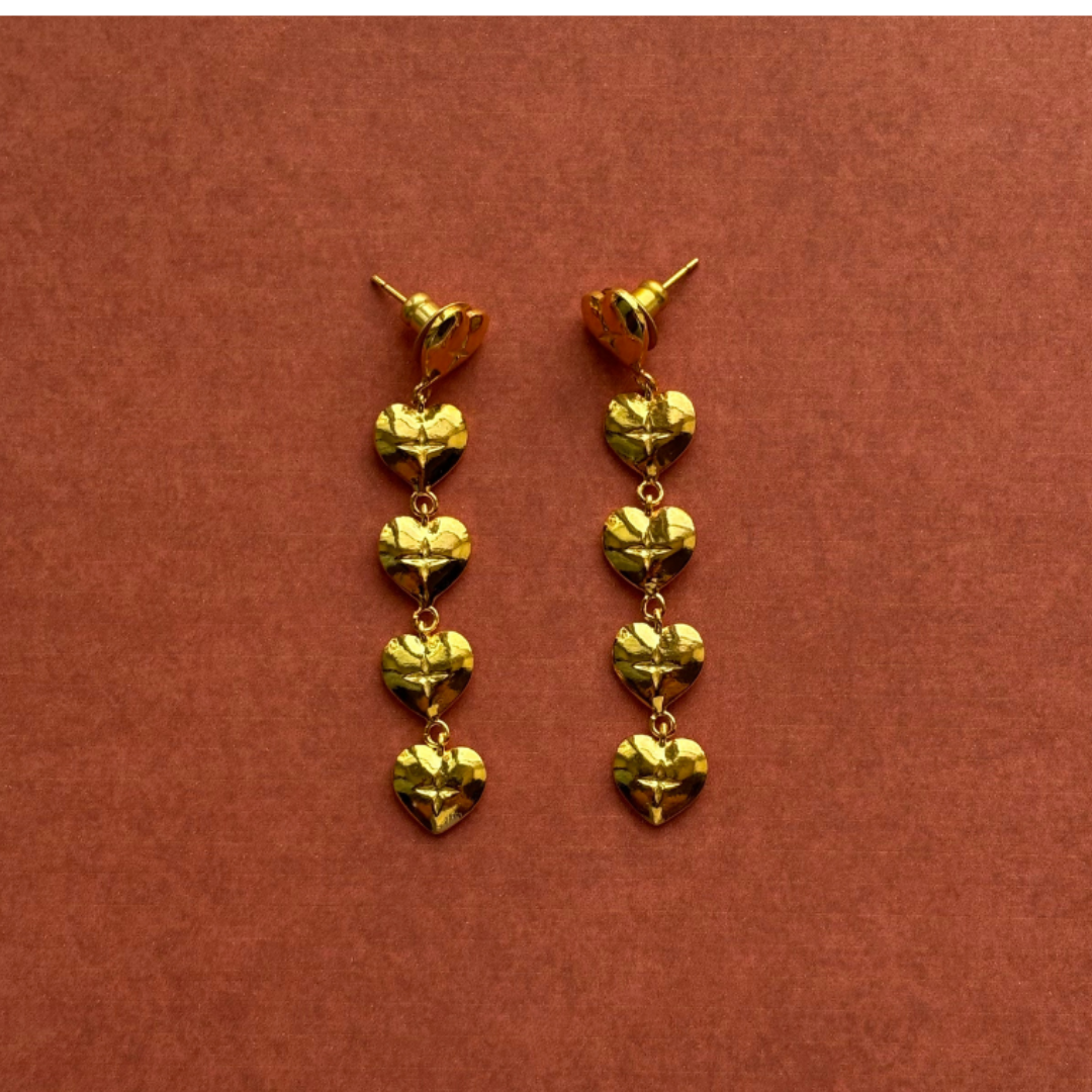 DANGLING HEARTS EARRING