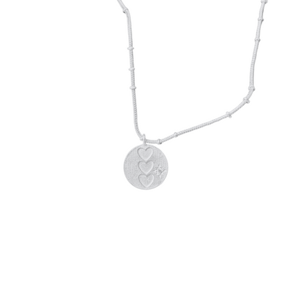 CIRCLE OF HEARTS PENDANT