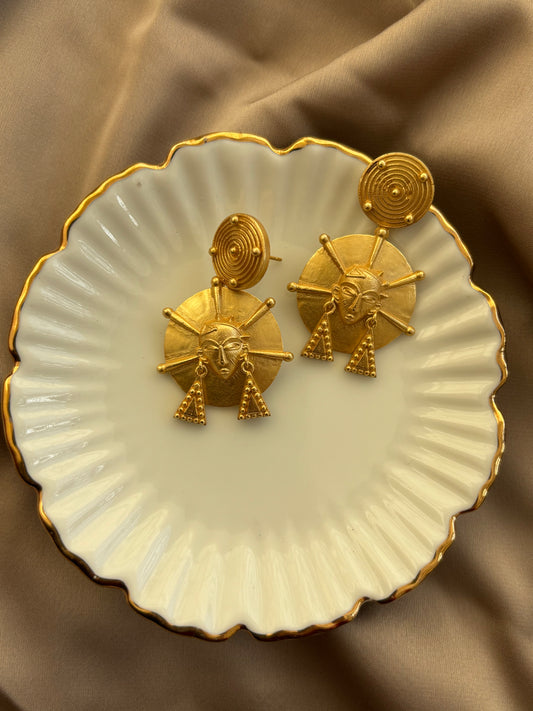VINTAGE GHANA EARRING