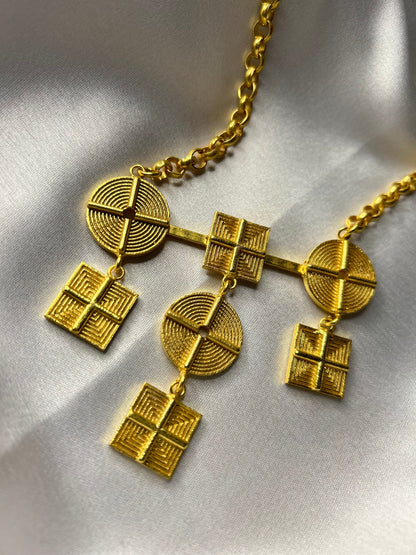 "2D" CONGRUENT  NECKLACE
