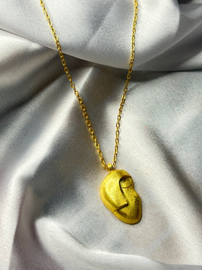 "SMIRK OFF" FACE NECKLACE