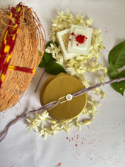 THE LOTUS THREAD RAKHI